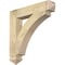 Ekena Millwork Thorton Arts & Crafts Rough Sawn Bracket, Douglas Fir, 4"W x 24"D x 24"H BKT04X24X24THR03RDF - alternate 1